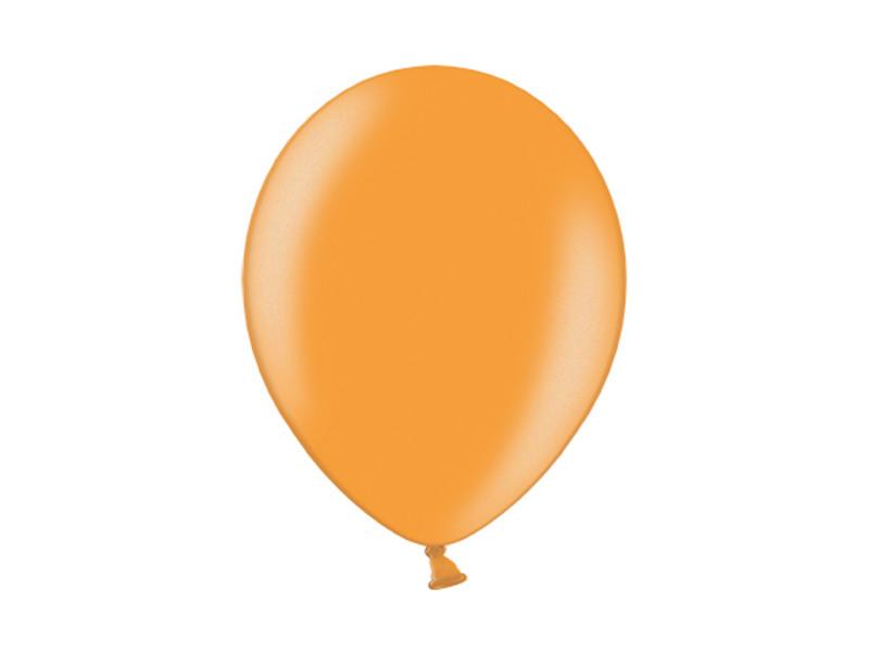 Balony 23Cm, Metallic Bright Orange (1 Op. / 100 Szt.)