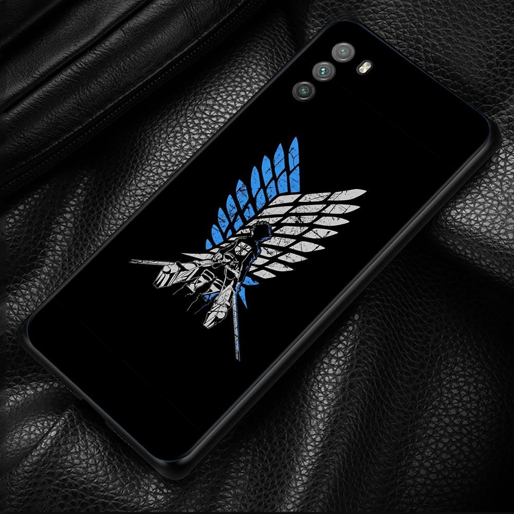 Чехол со значком «Атака Титанов» для Xiaomi POCO X3 NFC X3 M3 M4 Pro X3 F3 GT, чехол для Mi 11T 10T Pro 9T 11 Note 10 Lite Civi Shell