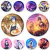 32/44/58mm Handmade Exquisite Brooches About KAITO Cosplay Cute Badge Plastic Tinplate Lapel Pins for Clothes Hat Jewelry Accessories