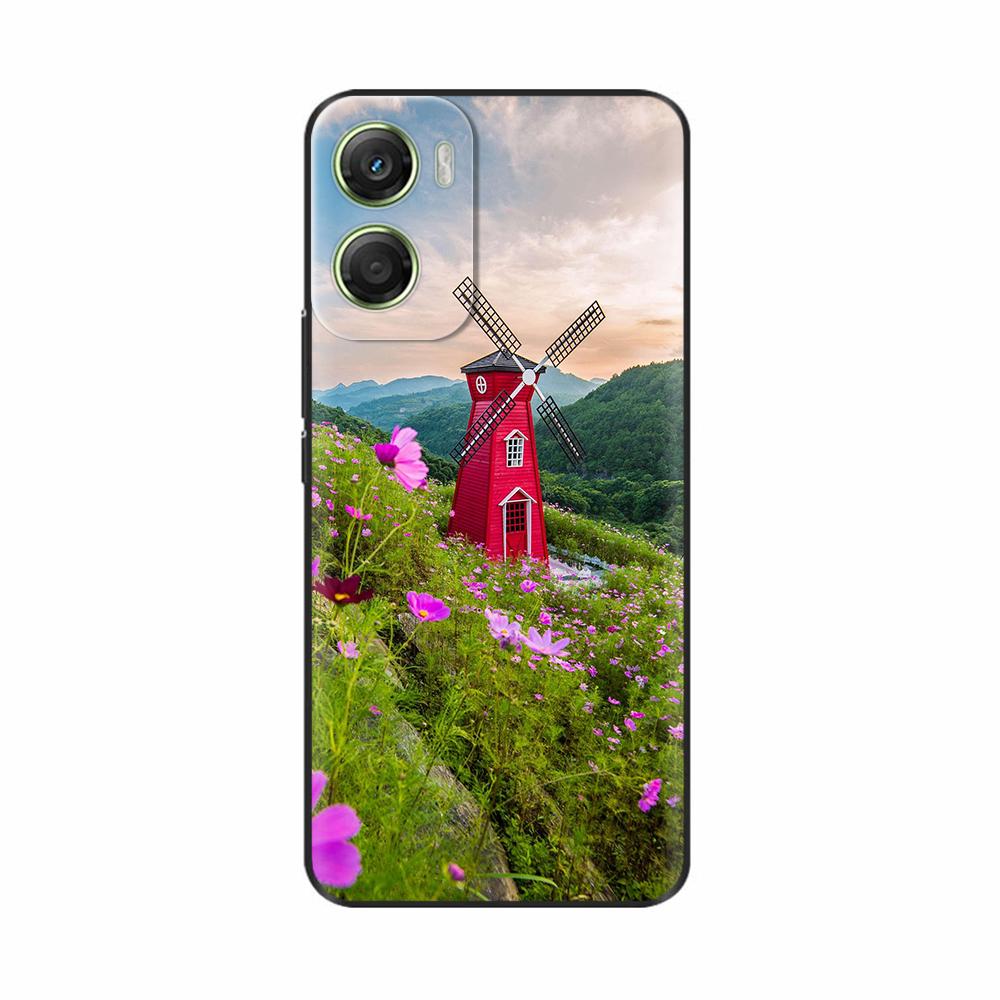 Чехол из силикона для Motorola Moto G06: милый чехол с кошкой, пандой, цветами и рисунком любви для Moto G06 Power MotoG06 Funda Capa