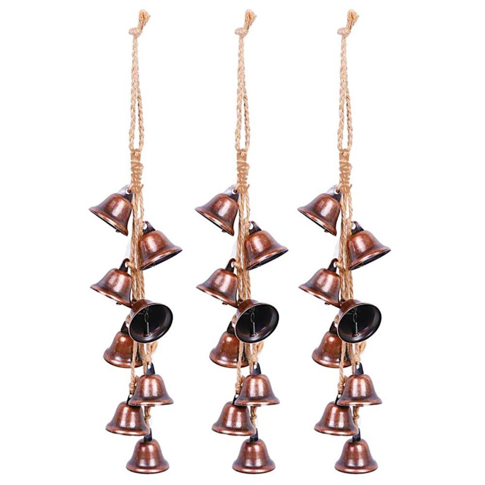 Loud Metal Wind Chime Hanging Christmas Bell String Bells Crafts Iron Cow Bells Home Decor