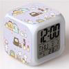 Cute Corner Biological Alarm Clock Colorful Color Changing Alarm Clock Hot Sale Student Creative Gifts