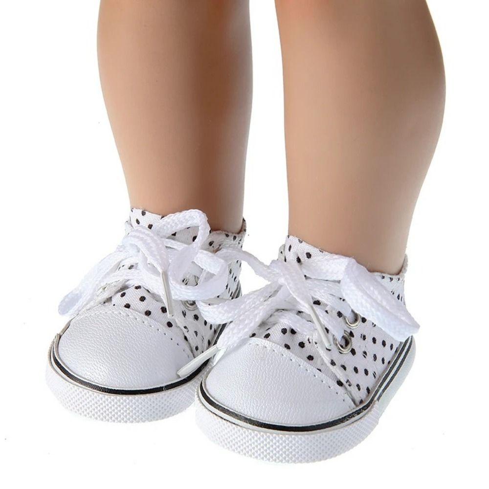 Lace-up BJD Doll Shoes Mini Doll Sneakers Doll Accessories Mini Casual Shoes  Children Toy