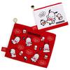 Sanrio Sanrio Pochacco Flat Pouch Set 35th Anniversary Red Ribbon Flat Pouch Pochacco Pochacco 35th Anniversary Birthday Travel Travel Travel Travel