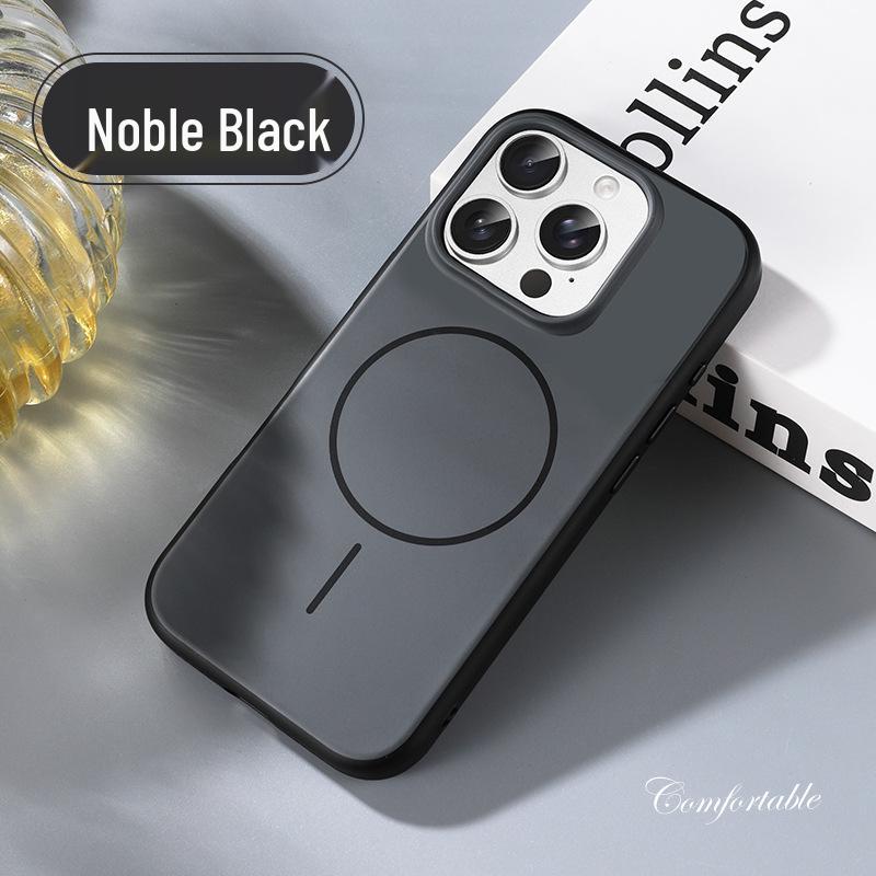 Compatible iPhone 17 Pro Max Color-Block Magnetic Case, Apple 16 Skin-Feel, Drop-Proof, Soft Edge Protective Cover