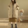 Autumn Spring Winter Cotton Padded Oversized Outerwears Women Casual Loose Jacket Coat