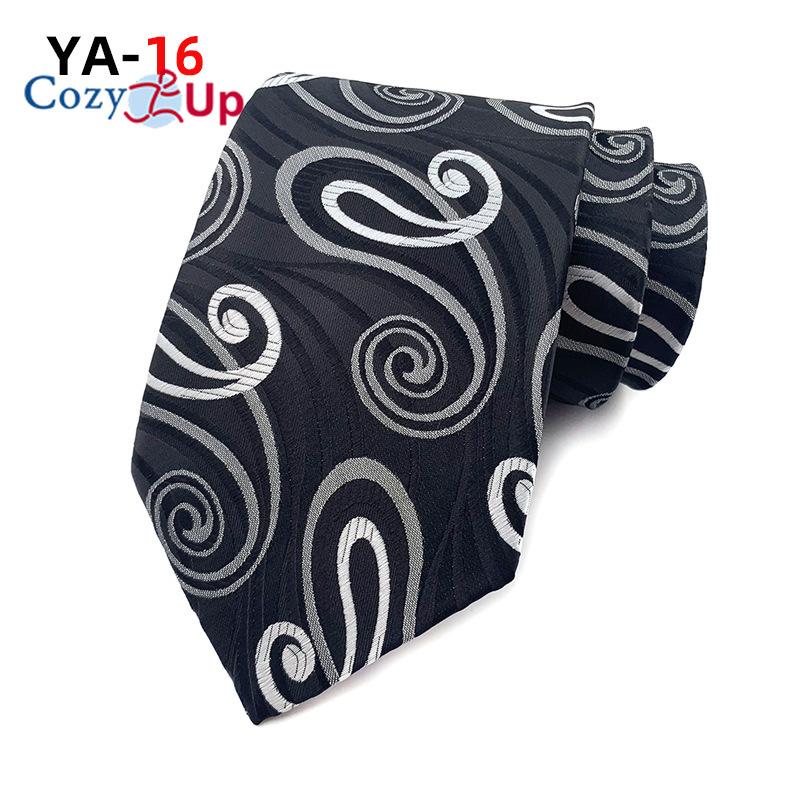 Cozy Up 3,15 дюйма(8 см) Модный полосатый мужской галстук с узором Пейсли в клетку с цветочным узором для свадьбы