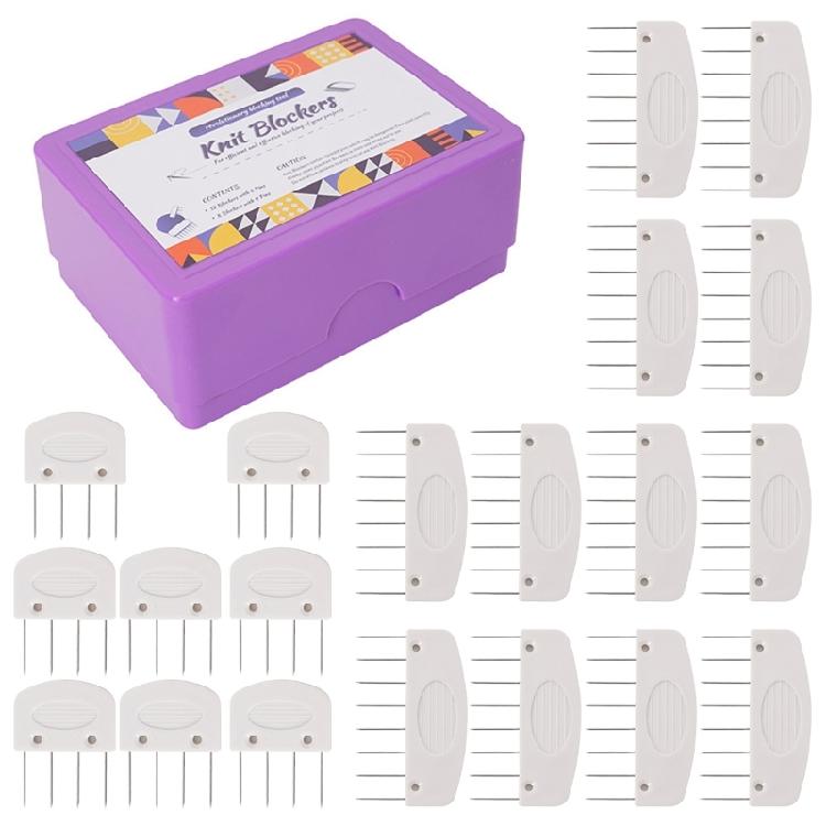 Инструмент для блокировки вязания с набором булавок 4-контактный 8-контактный для блокировки вязания шитья вязания крючком рукодельного проекта