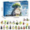 Christmas Countdown Calendar, Totoro Doll Toy Advent Calendar for Kids_1