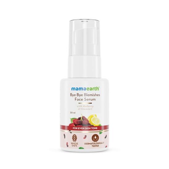 Mamaearth Сыворотка для лица Bye Bye Blemishes с шелковицей и витамином С для пигментации и темных пятен | Осветляет и выравнивает тон кожи