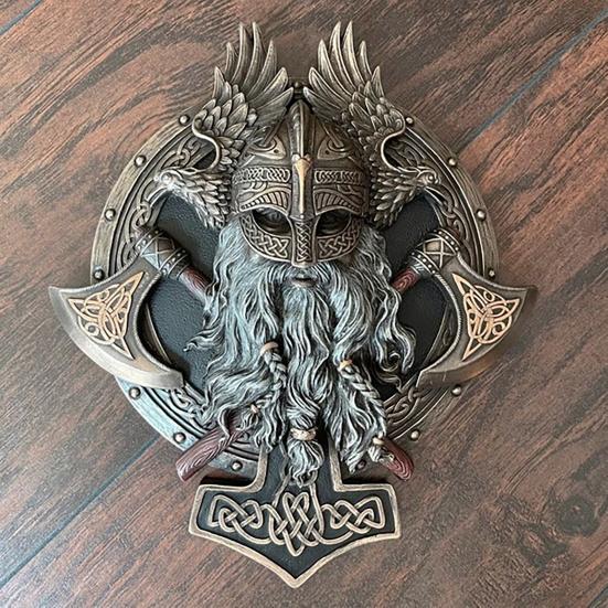 Viking Decor Жуткая голова Декоративная настенная черепа Головной декор