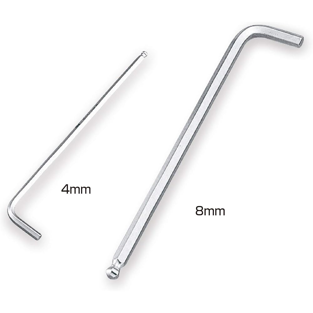 Tone Long Ball Point L-Shaped Wrench Set BPLT90 9-Piece Tool Kit