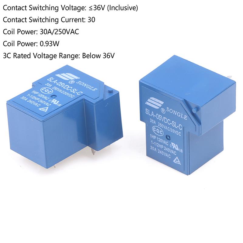 2 шт./лот 4/5/6-контактное силовое реле Sla-5Vdc-Sl-C Sla-12Vdc-Sl-C Sla-24Vdc-Sl-C