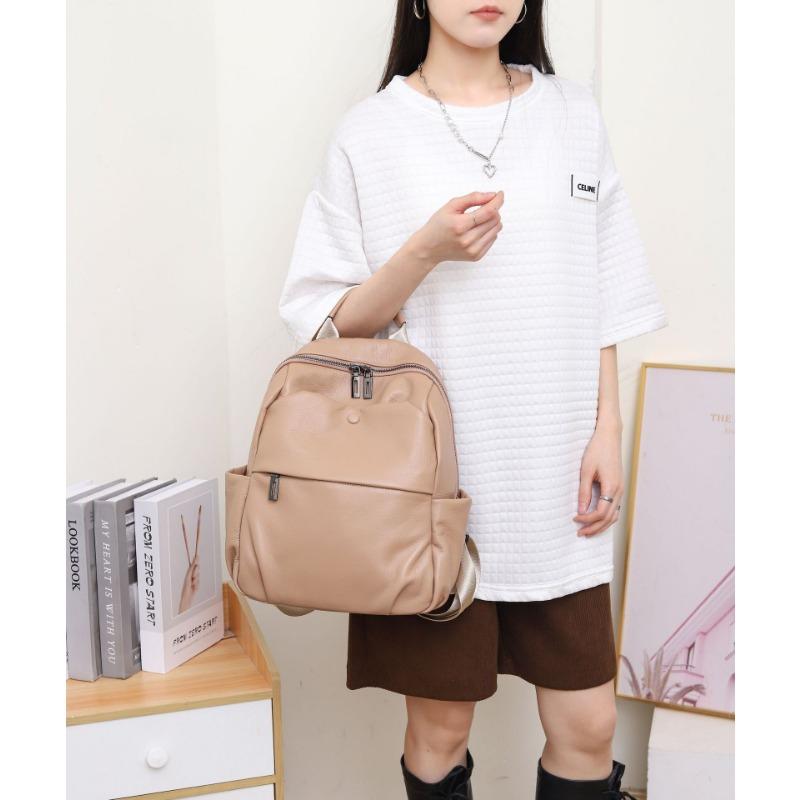 Рюкзак Модная женская сумка из натуральной кожи Легкий дорожный рюкзак Школьный рюкзак