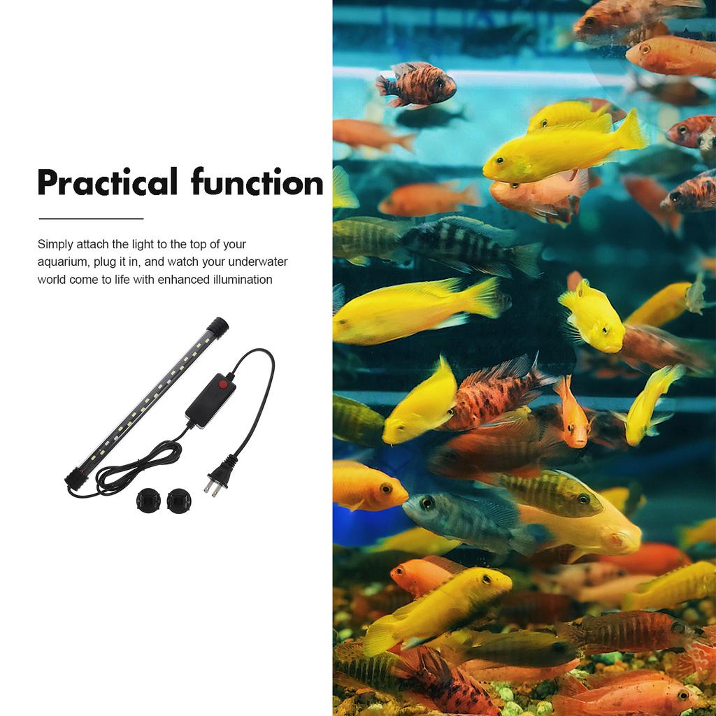Светодиодный аквариумный светильник Полный спектр Водонепроницаемый Питание от USB На клипсе Высокая яркость Светодиодная лента для аквариума для петушков и растений