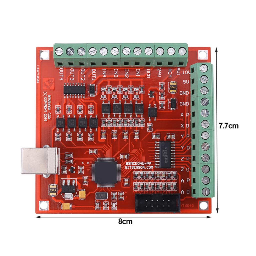 USB MACH3 100Khz Motion Controller Card Breakout Board for CNC Engraving Controller Card