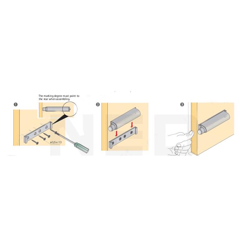 Демпфер для дверцев шкафов
