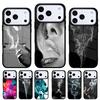 Смешной чехол для телефона "Дымный шлейф" для iPhone 17 Air 16e 15 14 13 Pro Max Задняя крышка для 12 11 Pro Coque