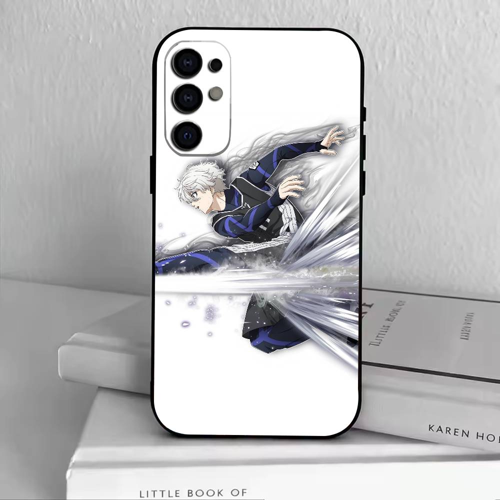 Blue N-Nagi Seishiro Phone Case For Samsung S25,S24,S21,S22,S23,S30,Ultra,S20,Plus,Fe,Soft Silicone Black Cover