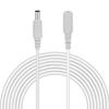 Dc Power Extension Cable 12V White Cable Connector 1M 2M 3M Extender Cord 2.1X 5.5Mm Female To Male For Led Strip Camera
