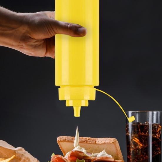 4 шт., кухонные пластиковые бутылки для дозирования приправ с крышкой, многофункциональная бутылка для выдавливания пигмента, 250 мл, бутылки для выдавливания приправ без BPA для