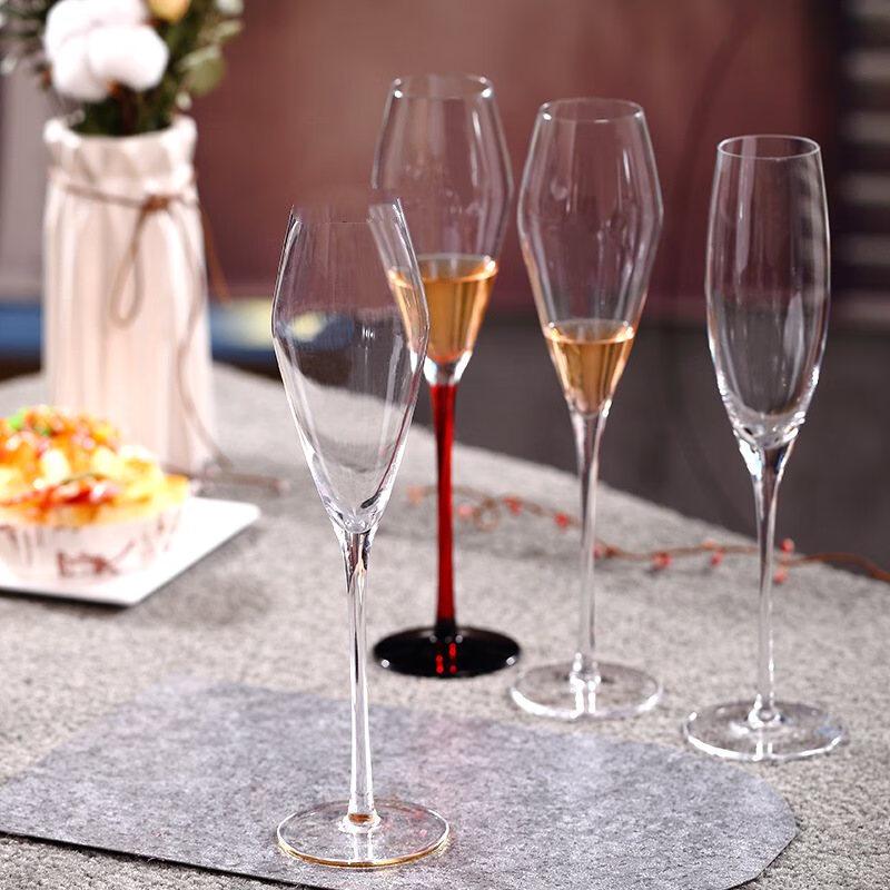 Handmade Crystal Tulip Champagne & Wine Glass
