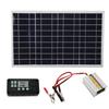 Solar Panel Kit 30W Solar Panel 220W MPPT Power Inverter Waterproof Controller for Power