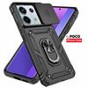 Shockproof Armor Case For Xiaomi Poco X7 Pro 5G X6 X5 X4 M4 M6 Pro C65 C75 4G Car Magnetic Holder Ring Lens Protector Cover Capa