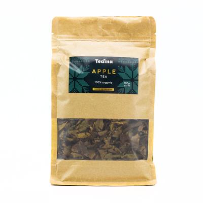 100% органический чай из листьев яблони 100г. TEAINA Натуральный высококачественный украинский чай