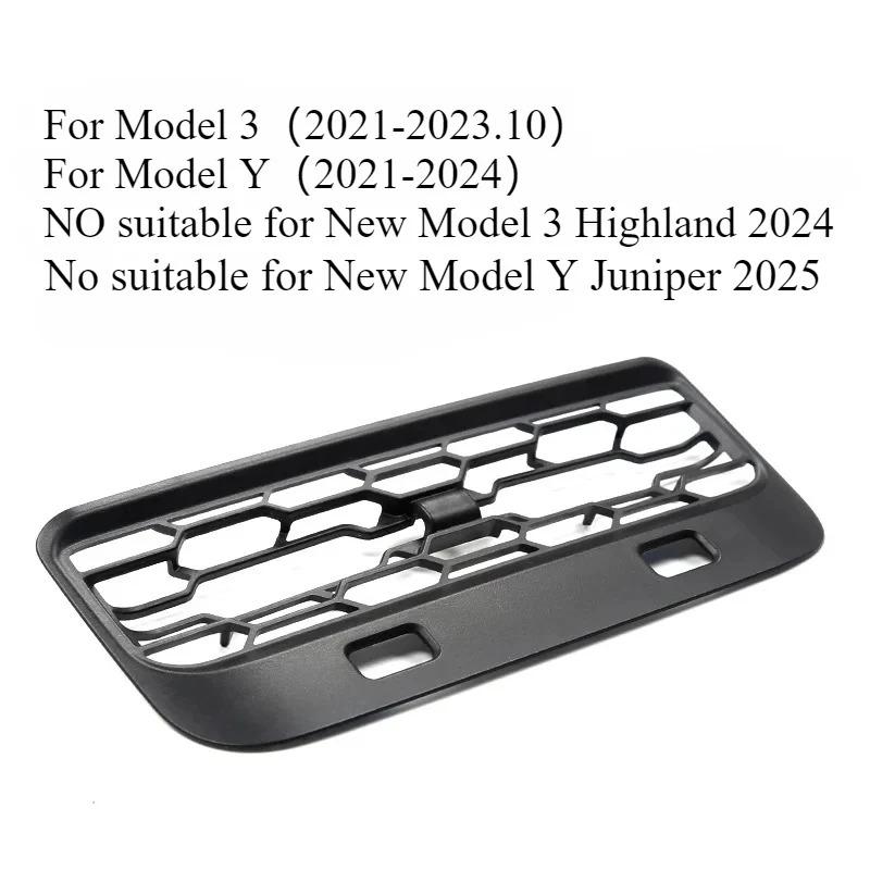 Rear Air Outlet Cover for Tesla Model 3 Y Upgraded Version Dust Cover Back Conditioner Outlet Grille Protection Trim Accessories