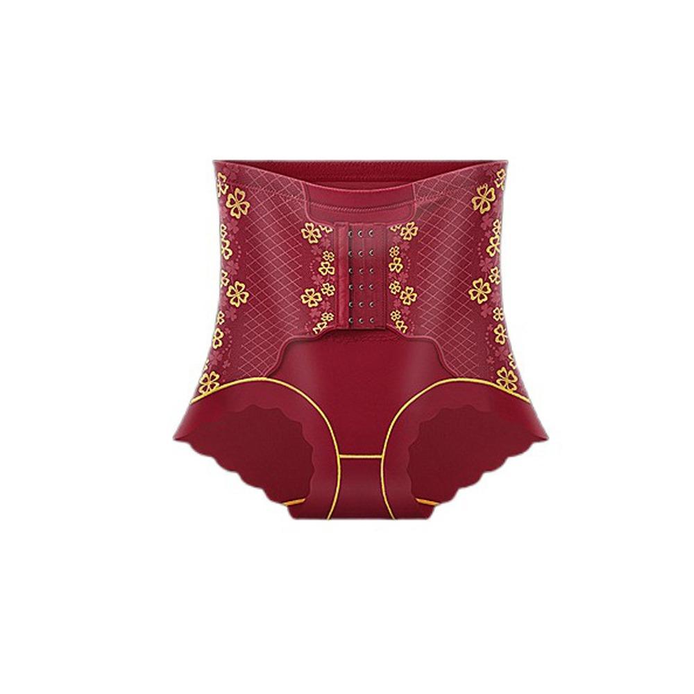 Трусы-подтяжки Flower Butt Lifter с высокой талией, корректирующее нижнее белье, бесшовные хлопковые трусы послеродовые