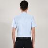 Non-iron Short Sleeve Lapel Bamboo Fiber Elastic Slim Men's Shirts