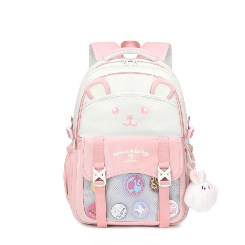 Cartoon Capacity Large Backpack Student Backpack Womens Leisure Use Educational