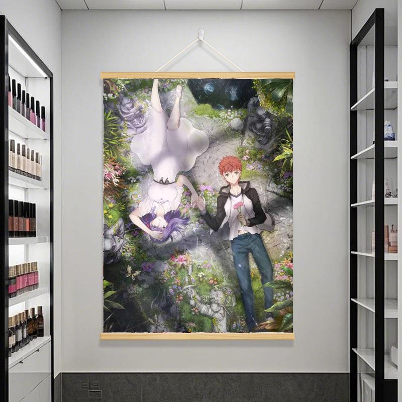 Судьба Ночь Птицы Небес Эмия Широ и Мато Сакура Постер из Комнаты в Общежитии - HD Самоклеящаяся Настенная Наклейка