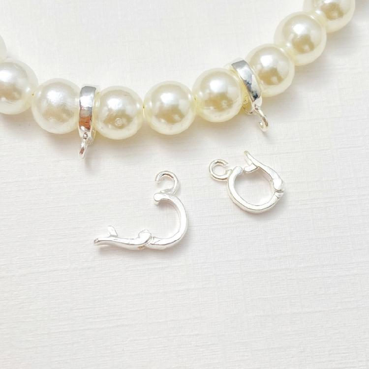 Застежки для изготовления ожерелий и браслетов Элегантные застежки Ювелирный элемент для браслетов и ожерелий ручной работы