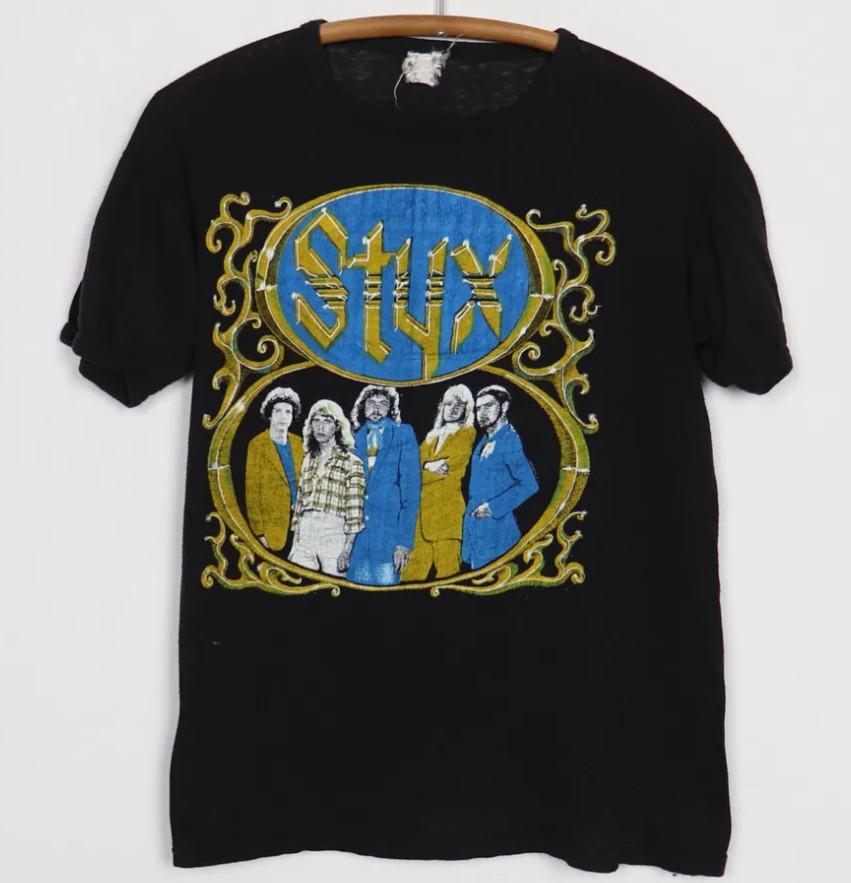 vintage 1979 Styx Tour ShirtTshirt Unisex T-Shirt