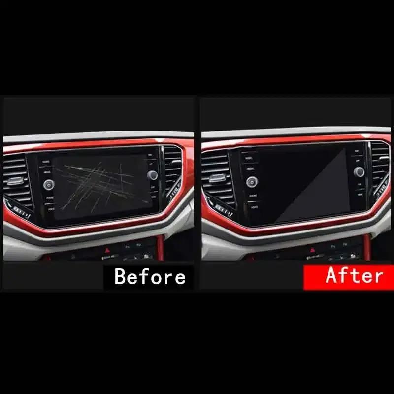 For Volkswagen VW T-ROC T ROC 2017 2018 2019 2020 2021 2022 TROC Car Navigation LCD Display Tempered Glass Screen Protector Film