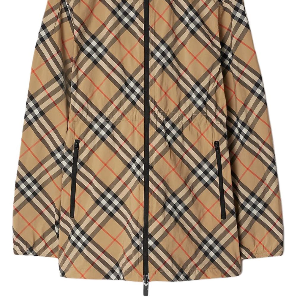Burberry Пальто с капюшоном в клетку Nova Check 80953661