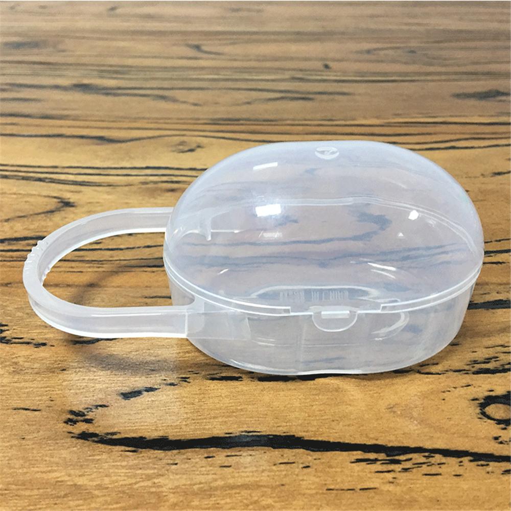 Размер S Baby Solid Pacifier Box Soother Container Holder Cacifier Box Travel Storage Case Safe Holder Pacifier Plastic Box MIT