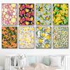 Lemon Market Print Poster Good Quality Prints And Posters Vintage Room Home Bar Cafe Decor Aesthetic Art Canvas Paintings