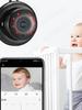 Мини WiFi IP-камера Беспроводная комнатная камера Ночное видение HD 1080P Камера видеонаблюдения Детектор движения Камера для няни для питомца/ребенка