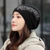 Унисекс мода NEW YORK Буква шапка бини для мужчин и женщин плюшевая меховая подкладка толстая теплая лыжная зимняя шапка