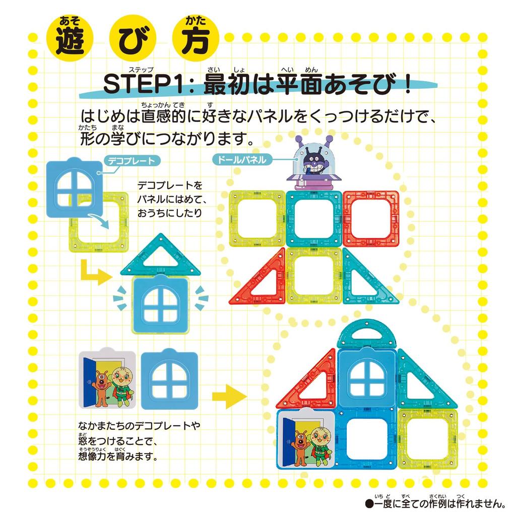 BANDAI Анпанман Магпанель Образовательный Набор «Фабрика Хлеба» 1 Год 6 Месяцев и (Возраст вверх)