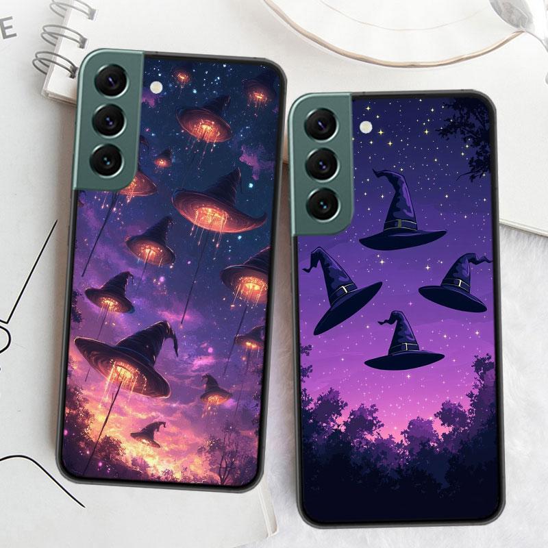 Хэллоуинская шляпа волшебника Ужас Веселье Чехол для телефона Для Samsung Galaxy S22 S25 Ultra S21 S10 Plus S26 Edge S20 S23 S24 FE Чехол Силикон