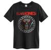 Усиленная футболка Ramones Винтажная с печатью Логотип Рубашка Новая Угольный Цвет Унисекс