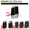 New Transparent TPU Car Key Case Cover Bag for VW Volkseagen Passat B8 Magotan for Skoda Superb A7 Kodiaq Seat Shell Fob
