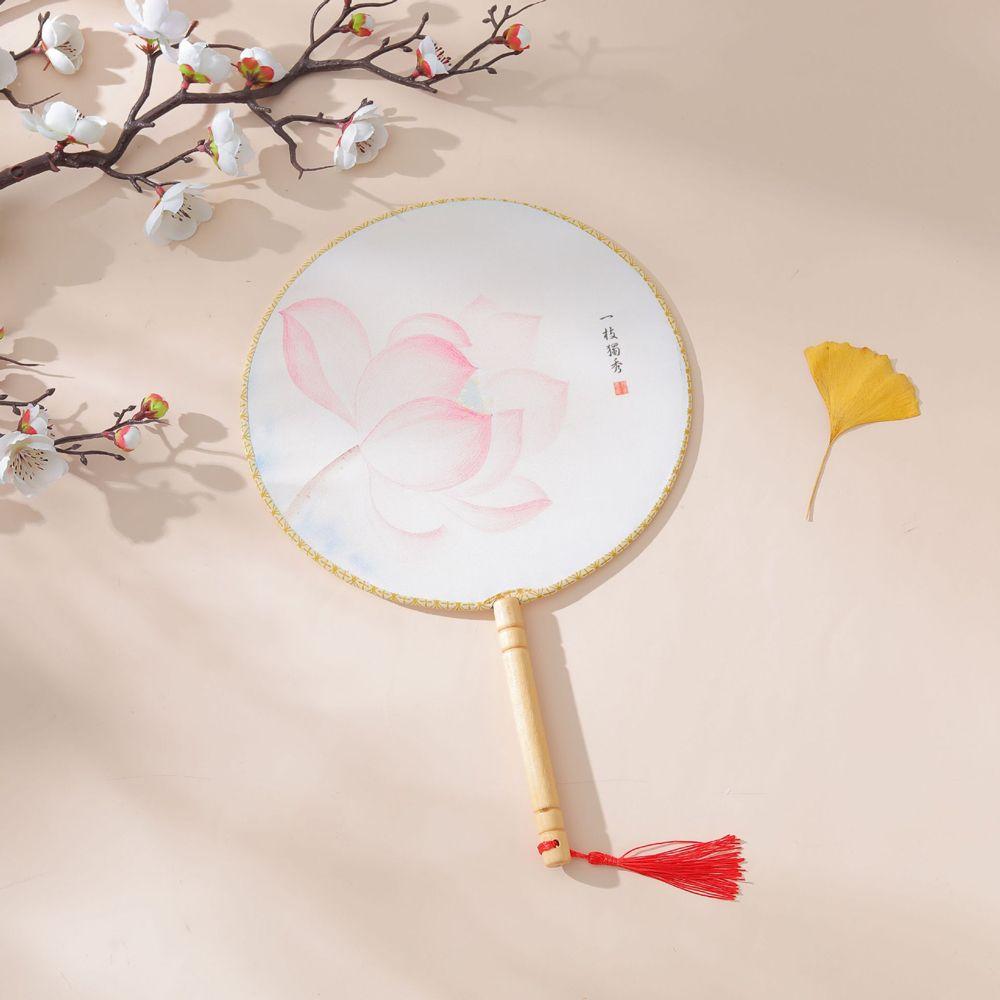 Украшения Домашний Декор Мастерство Круглый Веер Декоративные Веера Реквизит Для Фотосъемки Представление Ханьфу