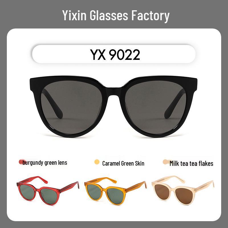 Женские ацетатные солнцезащитные очки Karin Kristen высокого класса - Молочный чайный янтарь, Защита от УФ