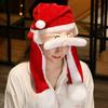 Christmas Santa Hat Santa Elk Ear Moving Jumping Hat Claus Snowman Snowflake Cosplay Hat Xmas
