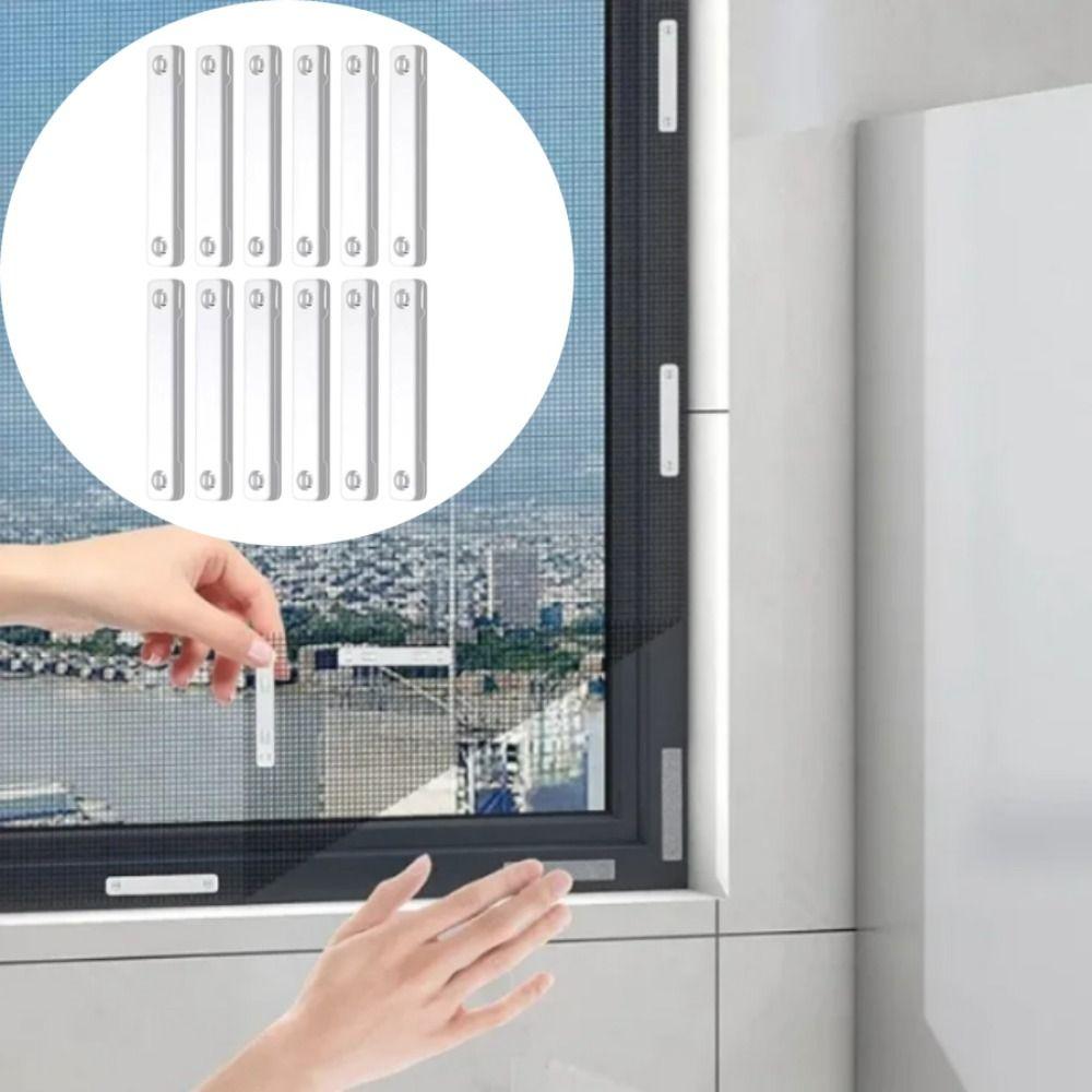 Magnetic Magnetic Window Screen Clip Rust-proof Magnetic Strips Mosquito Net Windows
